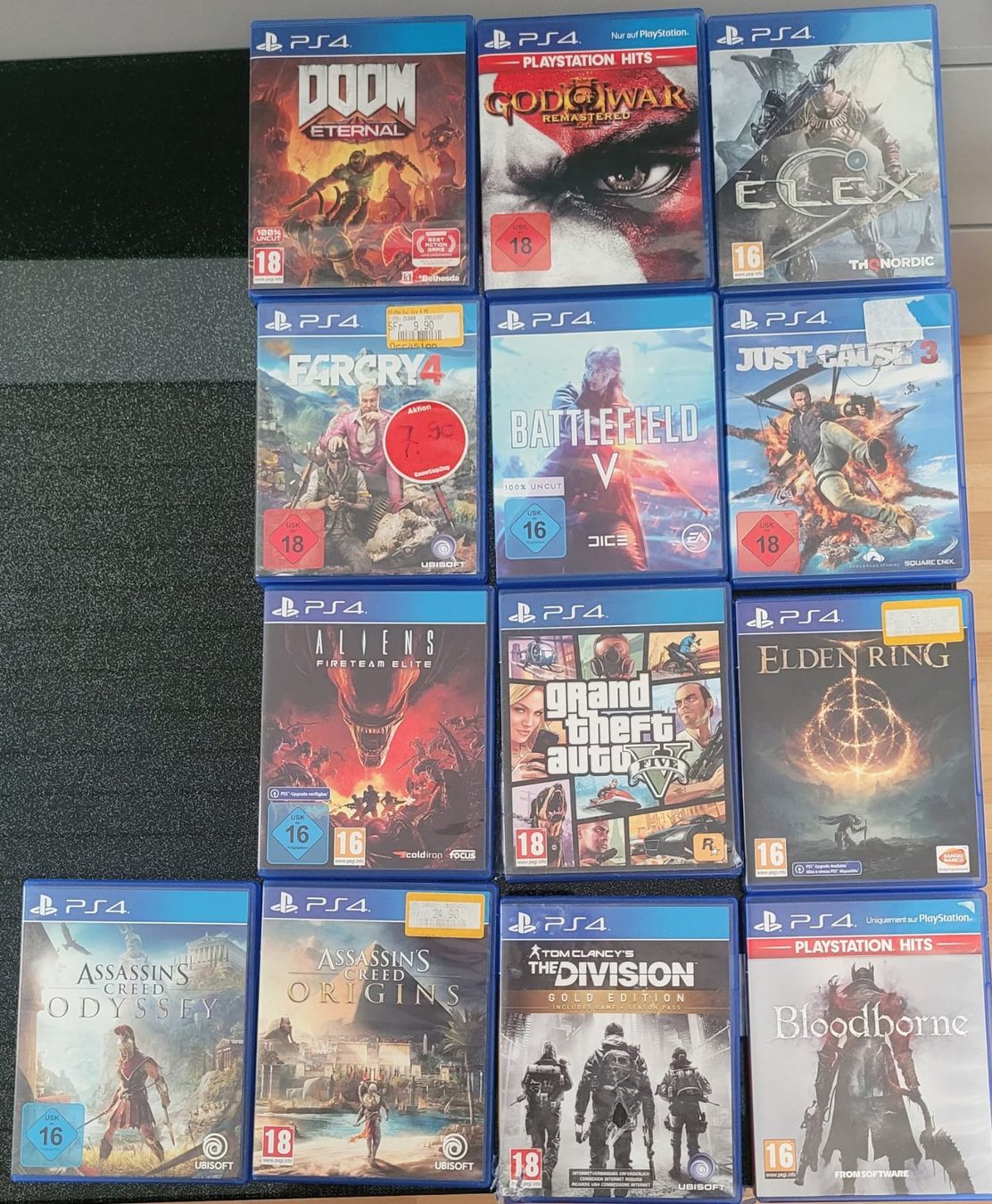 Giochi: 13 Spiele PS 4 – Usato da Altstätten SG venduto da tollesauswolle