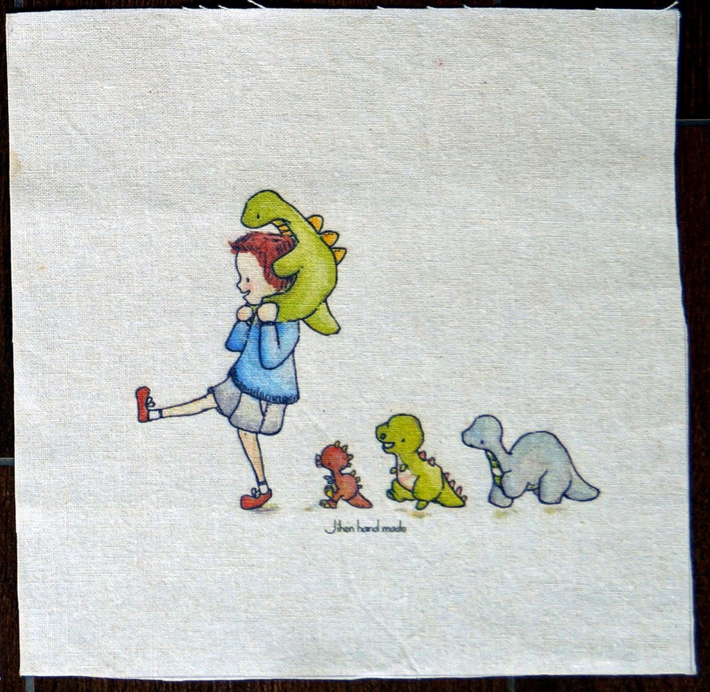 Tessuti: 1 STK LEINEN PATCHWORKSTOFF, 20x20 cm – Nuovo (secondo la descrizione) da Langenthal venduto da zelgaz