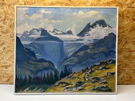 Kandersteg / Oeschinensee signiert H.Beyeler       (ID L192)