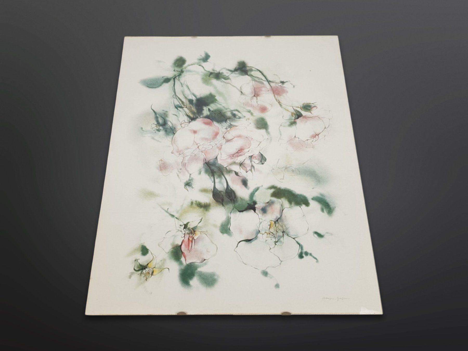 Posters & Illustrations: Offset-Druck hochwertig Meyer-Gasters "Pink Roses" – D'occasion à Suhr par Restwert_Suhr