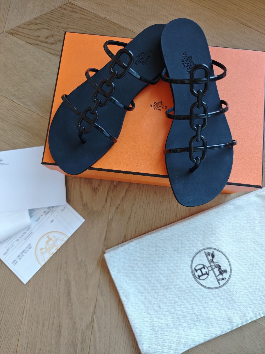 Hermès Scarpe da donna: HERMÈS MYKONOS SANDALEN – Nuovo (secondo la descrizione) da Erlenbach ZH venduto da nlh