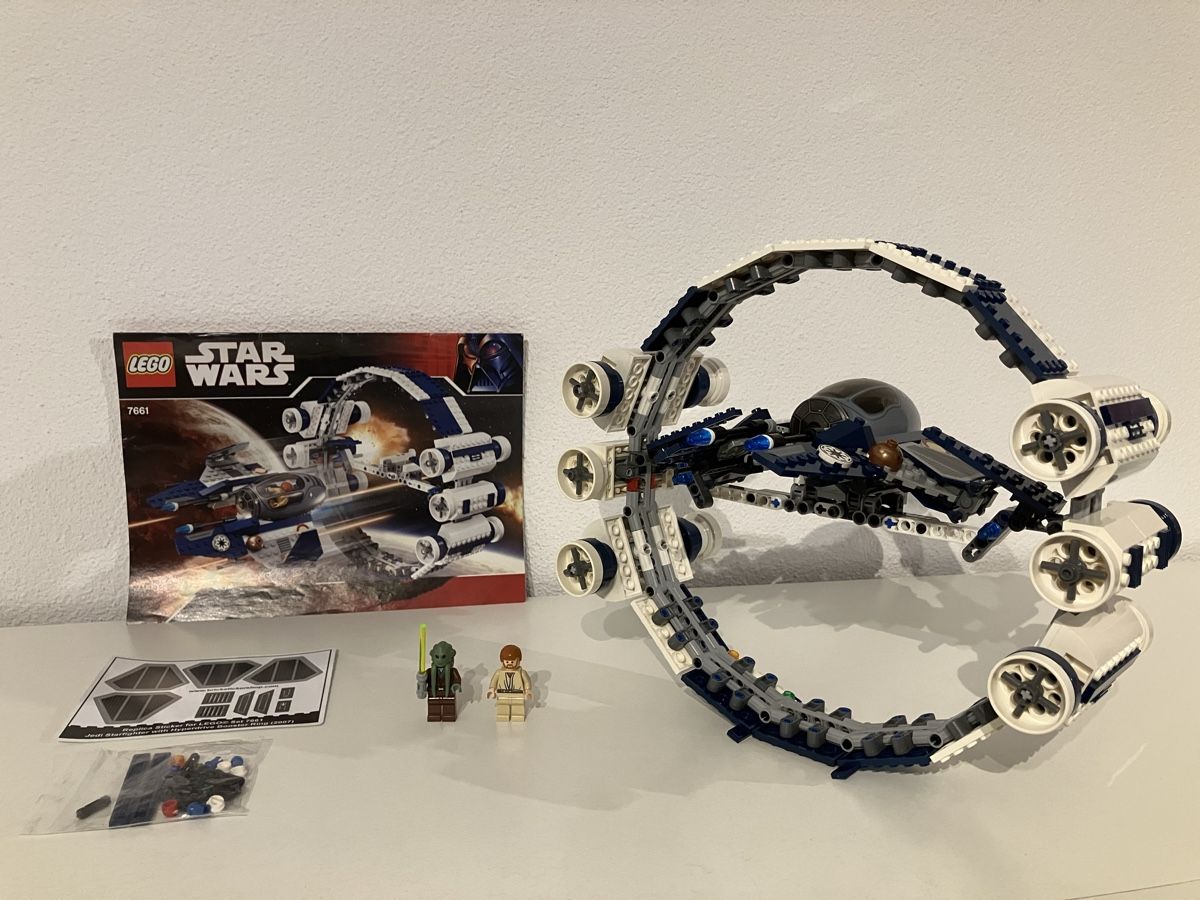 Lego Baukästen: Lego Star Wars JediStarfighterHyperdriveBoosterRing 7661 RAR – Gebraucht aus Willisau von Keks5