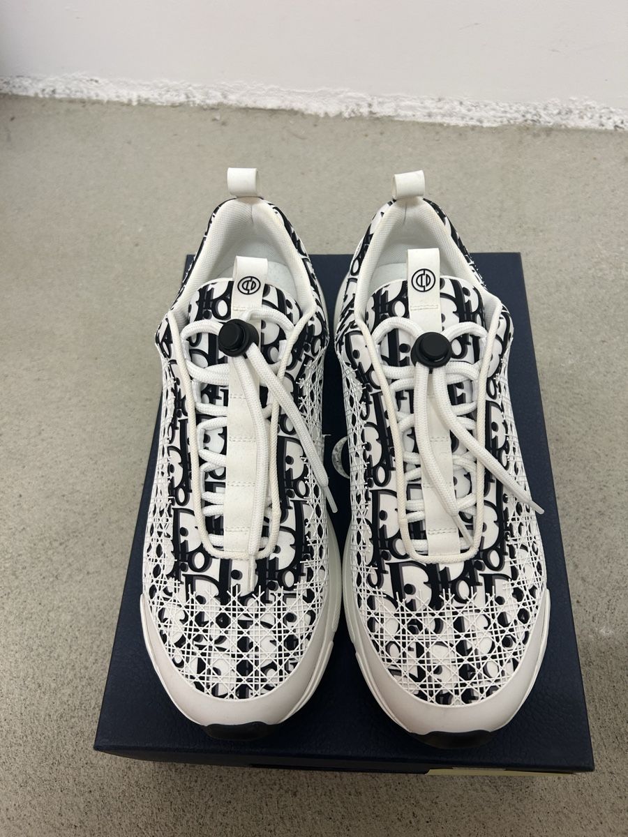 Dior Herrenschuhe: Dior B24 White Black Oblique Cannage – Neu und originalverpackt aus St.Gallen von y.vrn1 2