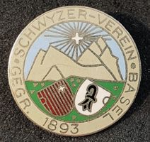 CC037 - Pin 1893 GEGR Schwyzer Verein Basel