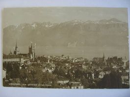 AK  Lausanne - Vue Génerale et les Alpes