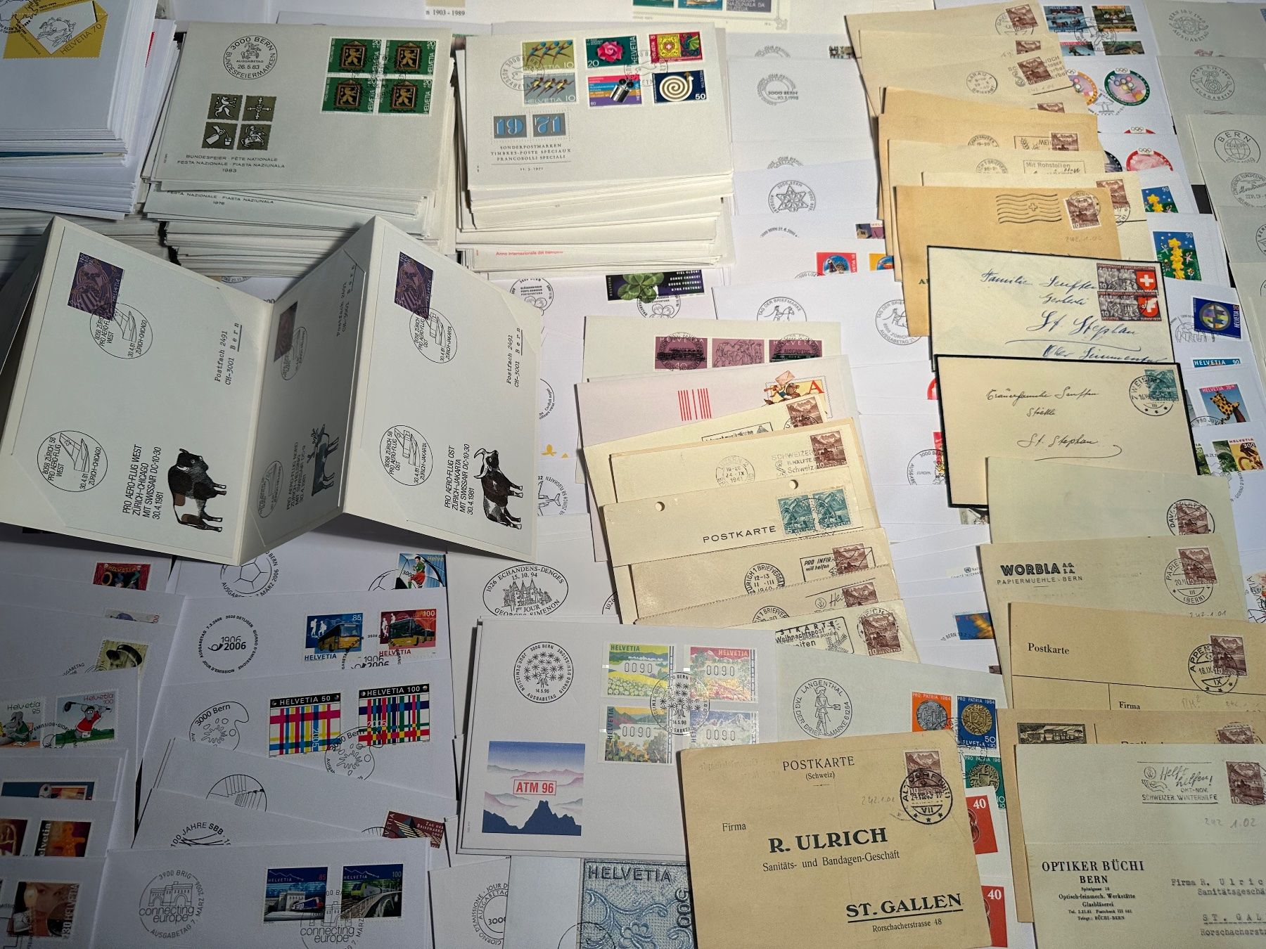Tous les timbres: Sammlung Briefe Schweiz Sonderbriefe und FDC – D'occasion à Stettfurt par 2442 8