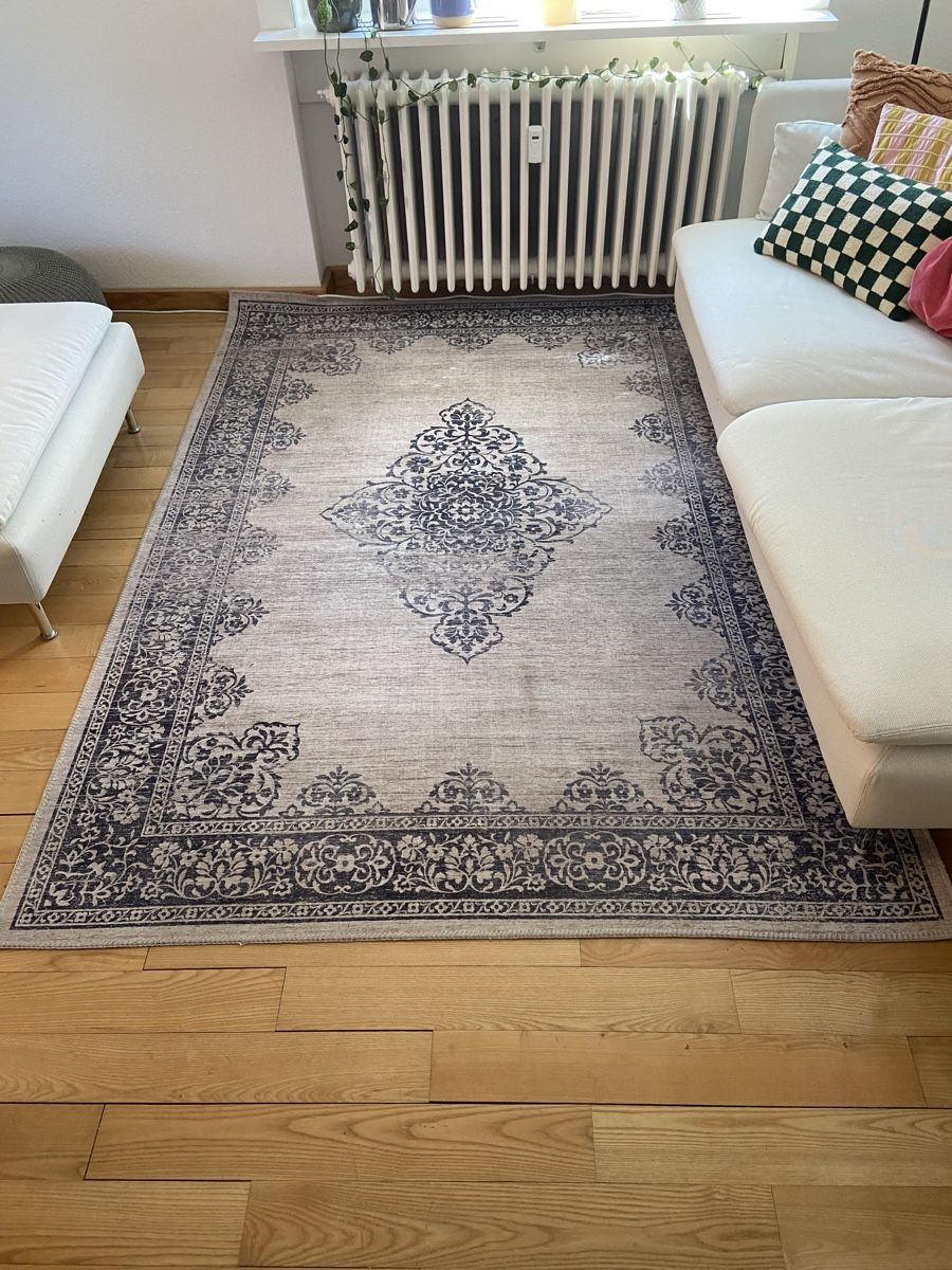 Tapis: Teppich, grau/schwarz – D'occasion à Solothurn par an_wy