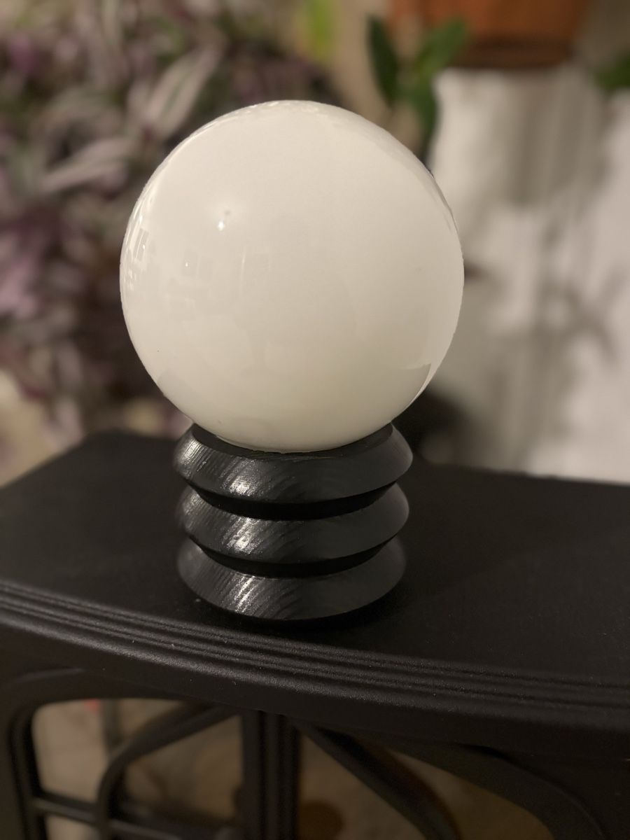 Lampade: : Lampe de table Vintage Space Age Opaline & Bois – Nuovo (secondo la descrizione) da Cugy VD venduto da sim_y9yv 2