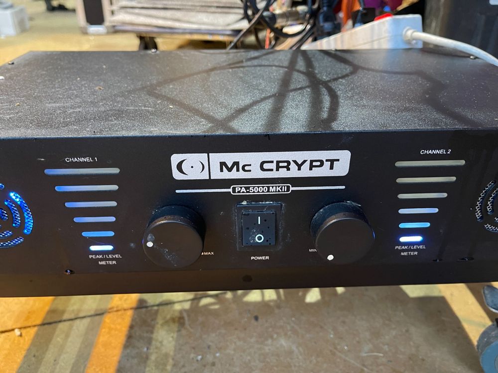 Mc CRYPT PA 5000 MK2 (Audioverstärker) Wie neu! Kaufen auf Ricardo