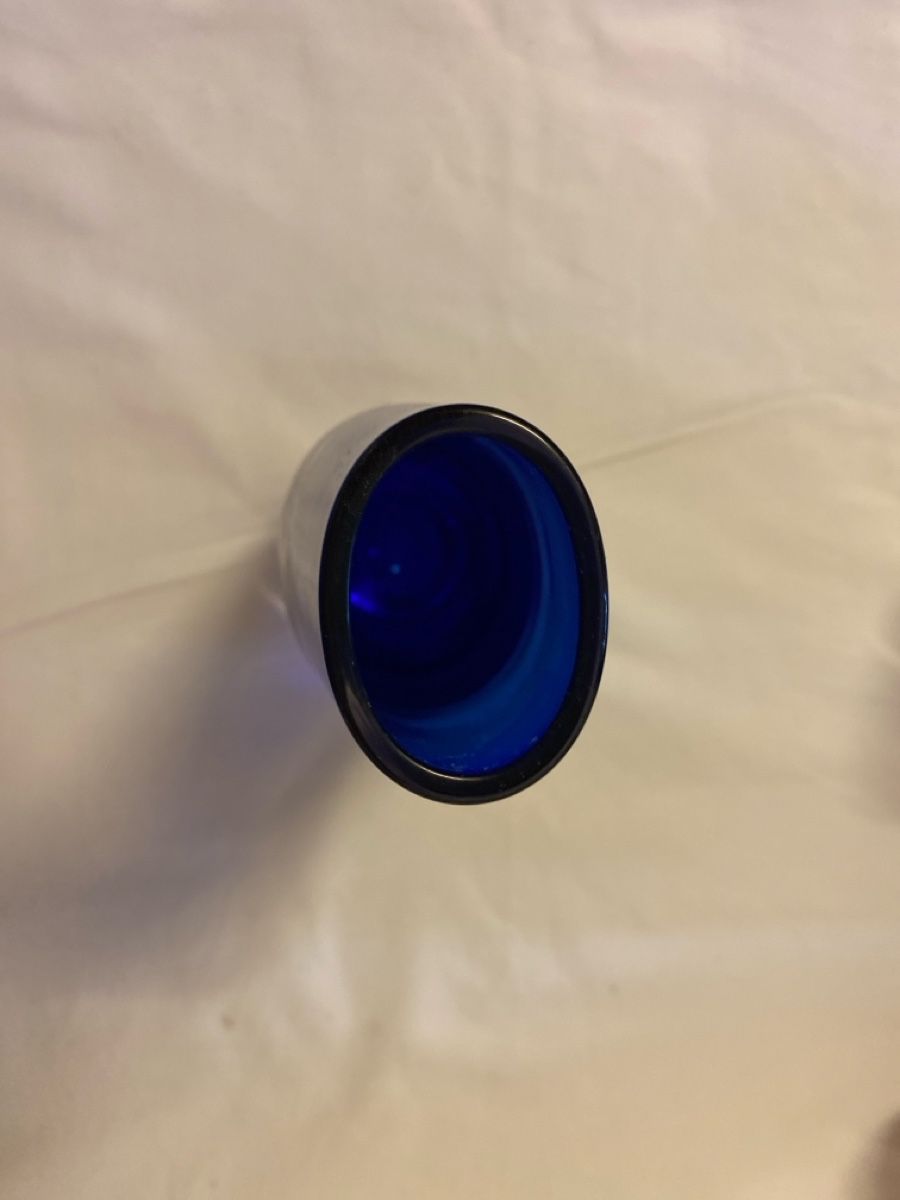 Vasi & Recipienti: Elegante blaue Glasvase – Usato da sursee venduto da trilli-tralli 2