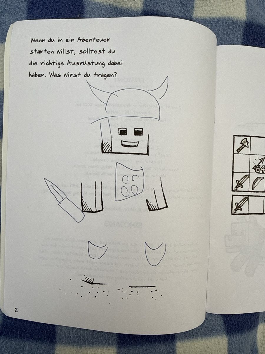 Comics: MINECRAFT das Überlebenden Doodle Buch 📗  – Gebraucht aus Niederbüren von funkel06 1