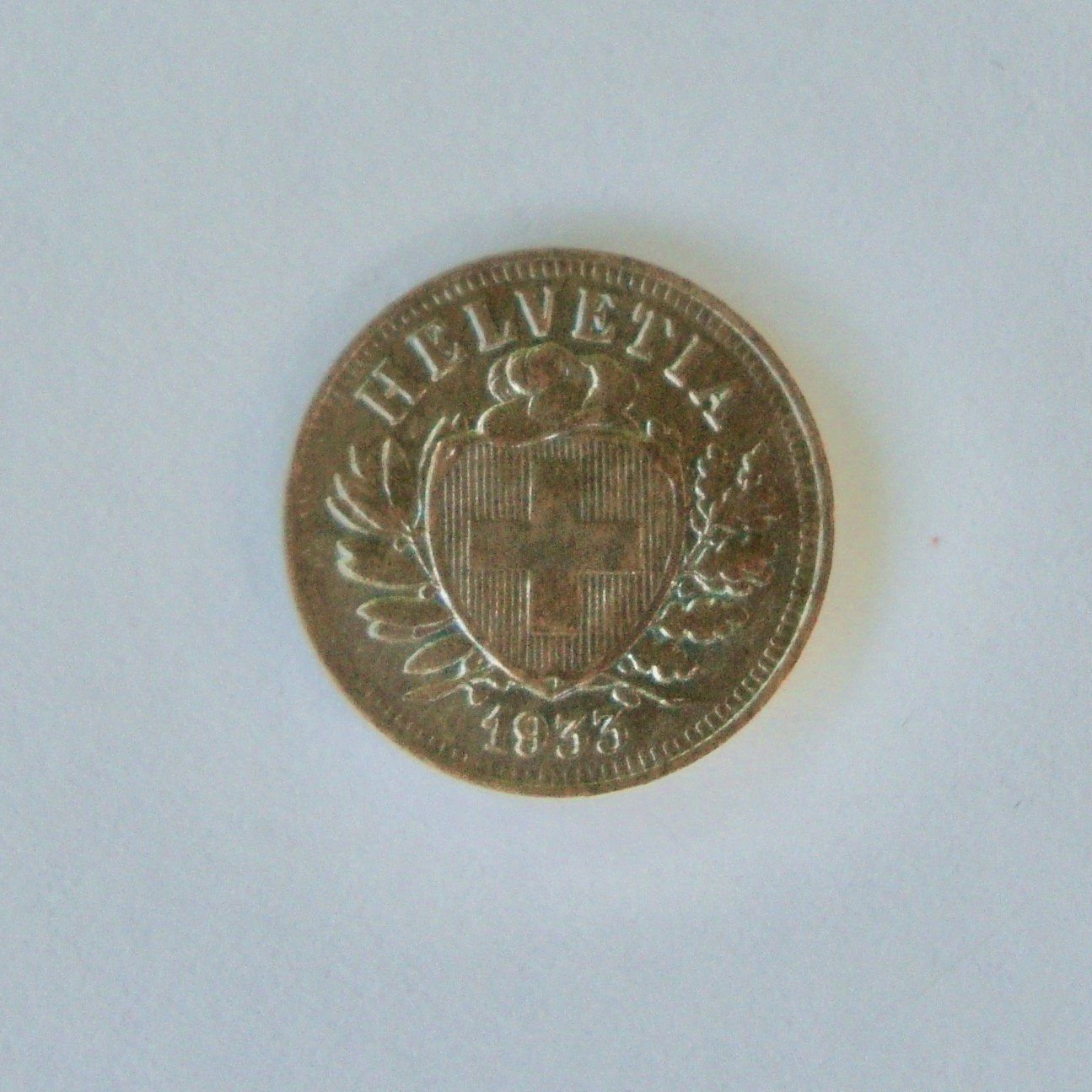 Tutti le monete: Schweiz 2 Rp. 1933, sehr schön – Usato da Winterthur venduto da halle07