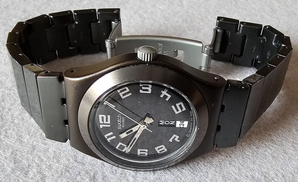 Swatch Orologi: Swatch Swiss Elegante Armbanduhr Unisex 32.7 mm – Usato da Speicher venduto da Swisswtch