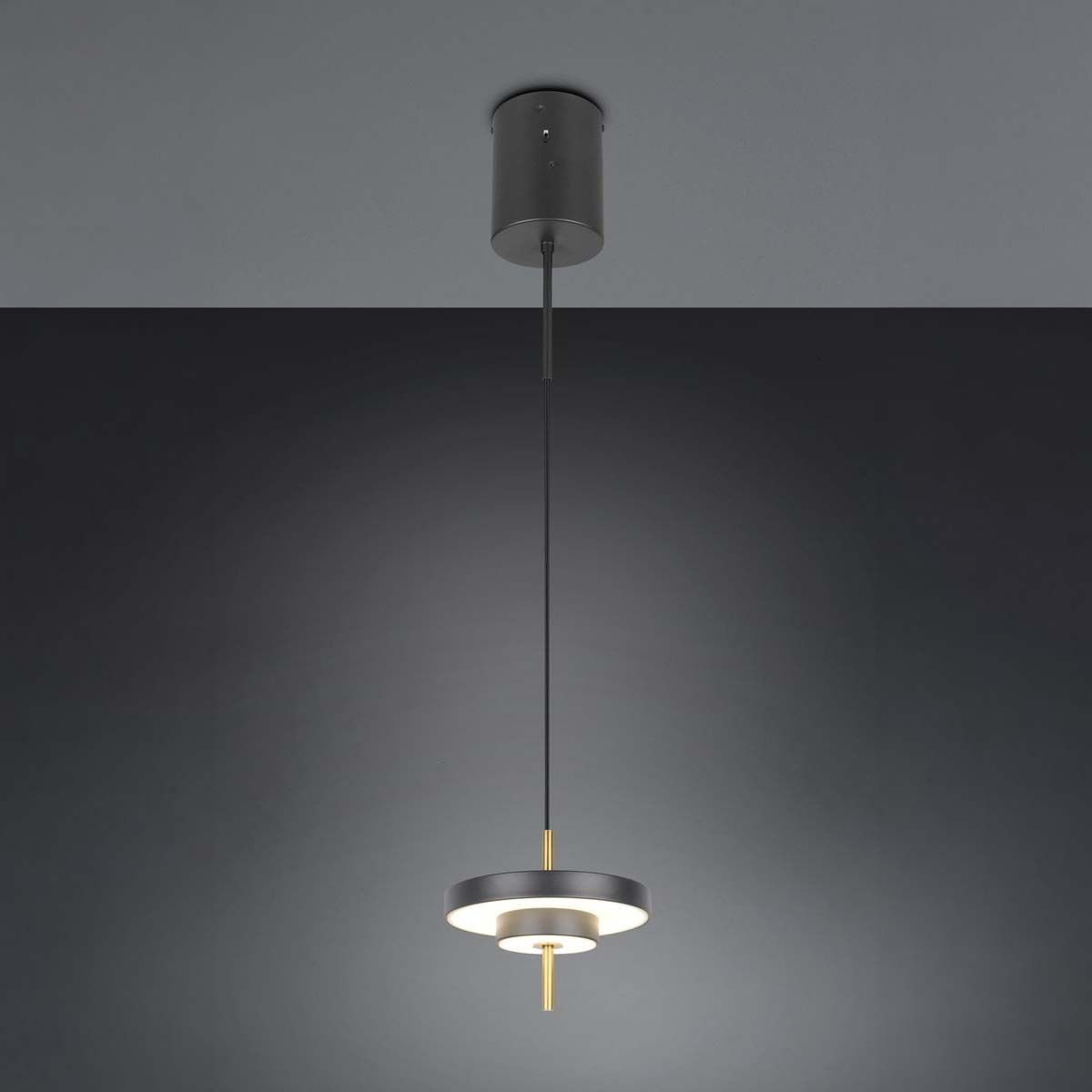 Lampadari & plafoniere: LED Pendelleuchte, Schwarz, CCT, 20 cm Ø – Nuovo (secondo la descrizione) da Kreuzlingen venduto da Smart-Light