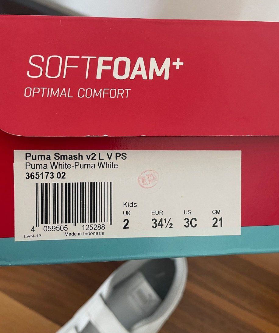 Puma Schuhe für Mädchen: ❤️ Puma Smash Leder Schuhe – Neu (gemäss Beschreibung) aus Eschenbach LU von mirabella777 9
