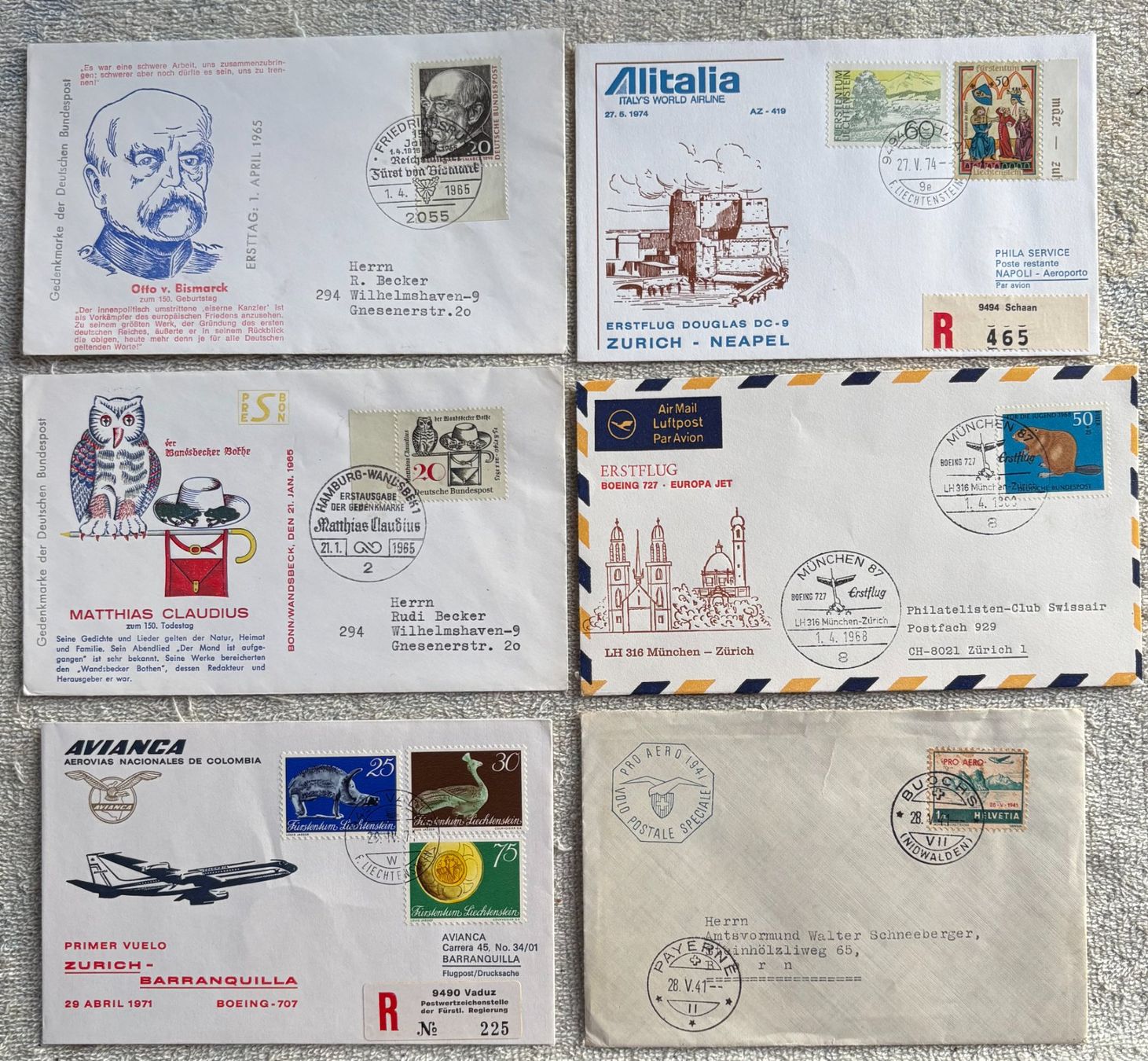 Alle Briefmarken: LOT INTERNATIONAL – Gebraucht aus Ostermundigen von Heavenmaus75