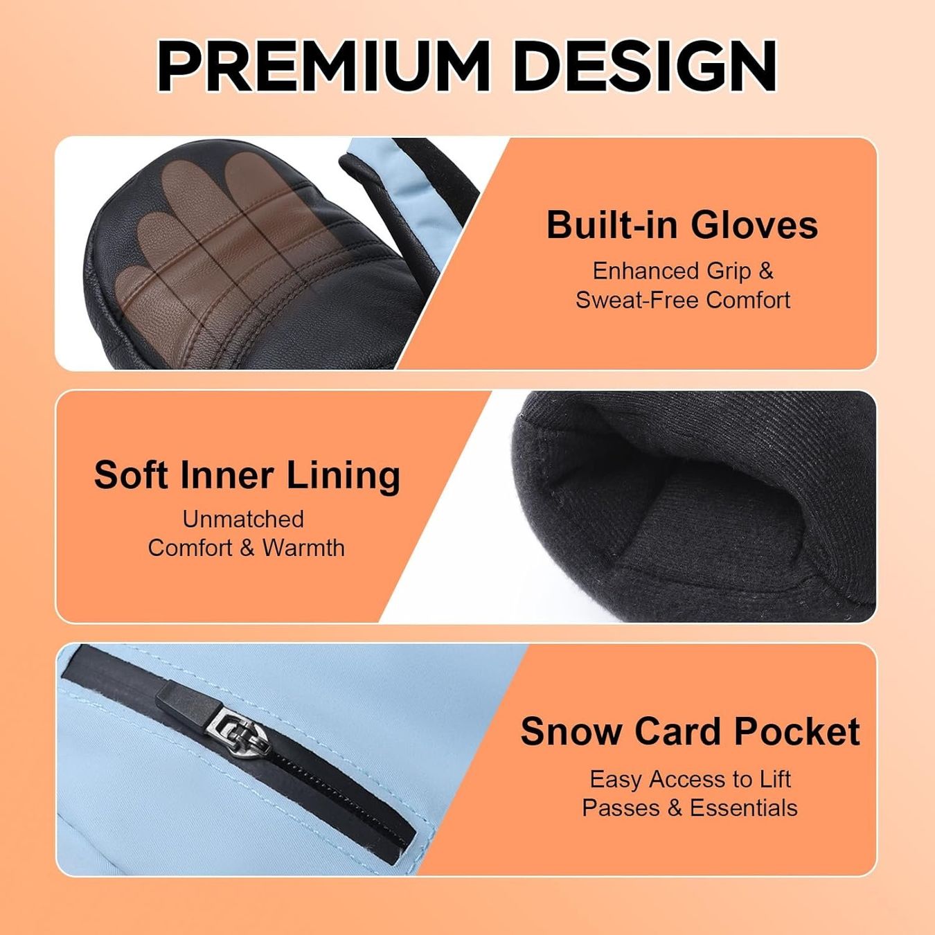 Guanti & manicotti: Day Wolf Beheizbare Ski Handschuhe mit Akku USB-C – Nuovo e nell'imballaggio originale da Suhr venduto da SchnapperCH 5