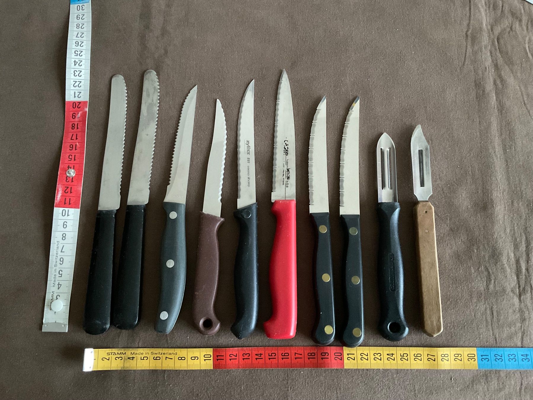 Coltelli da cucina: 10–teilig, Messer, Rüster – Usato da Regensdorf venduto da Polo101