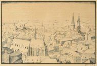 Grafica & Litografie: STOECKLIN NIKLAUS "Basler Münster" handsignierte Lithografie – Usato da Siebnen venduto da Kareno