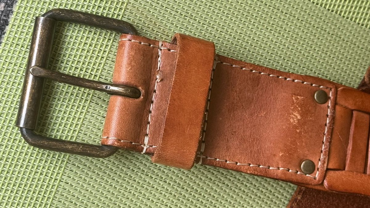 Max Mara Cinture: Geflochtener Ledergürtel Max Mara – Usato da Basel venduto da Ubud1 3