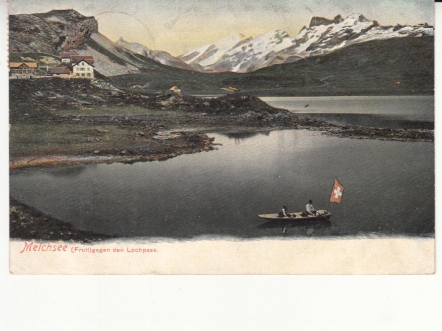Cartoline postali: Melchsee 1906 mit ST Frutt – Usato da Bürglen TG venduto da StampGraf