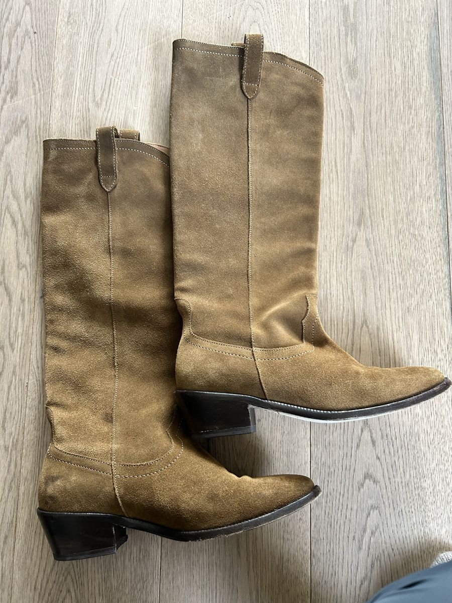 Damenschuhe: Bottes vanessabruno daim marron taille 37 occasion – Gebraucht aus Lully VD von Garance040 1