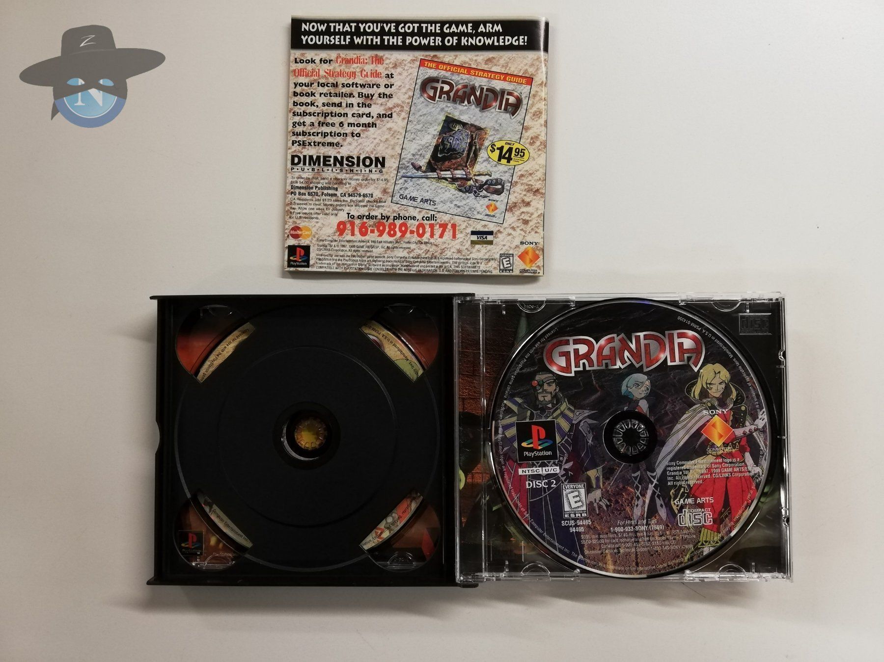 Sony Giochi: Grandia        / USA / PS1 Playstation 1 – Usato da St. Gallen venduto da zorro_dc 3