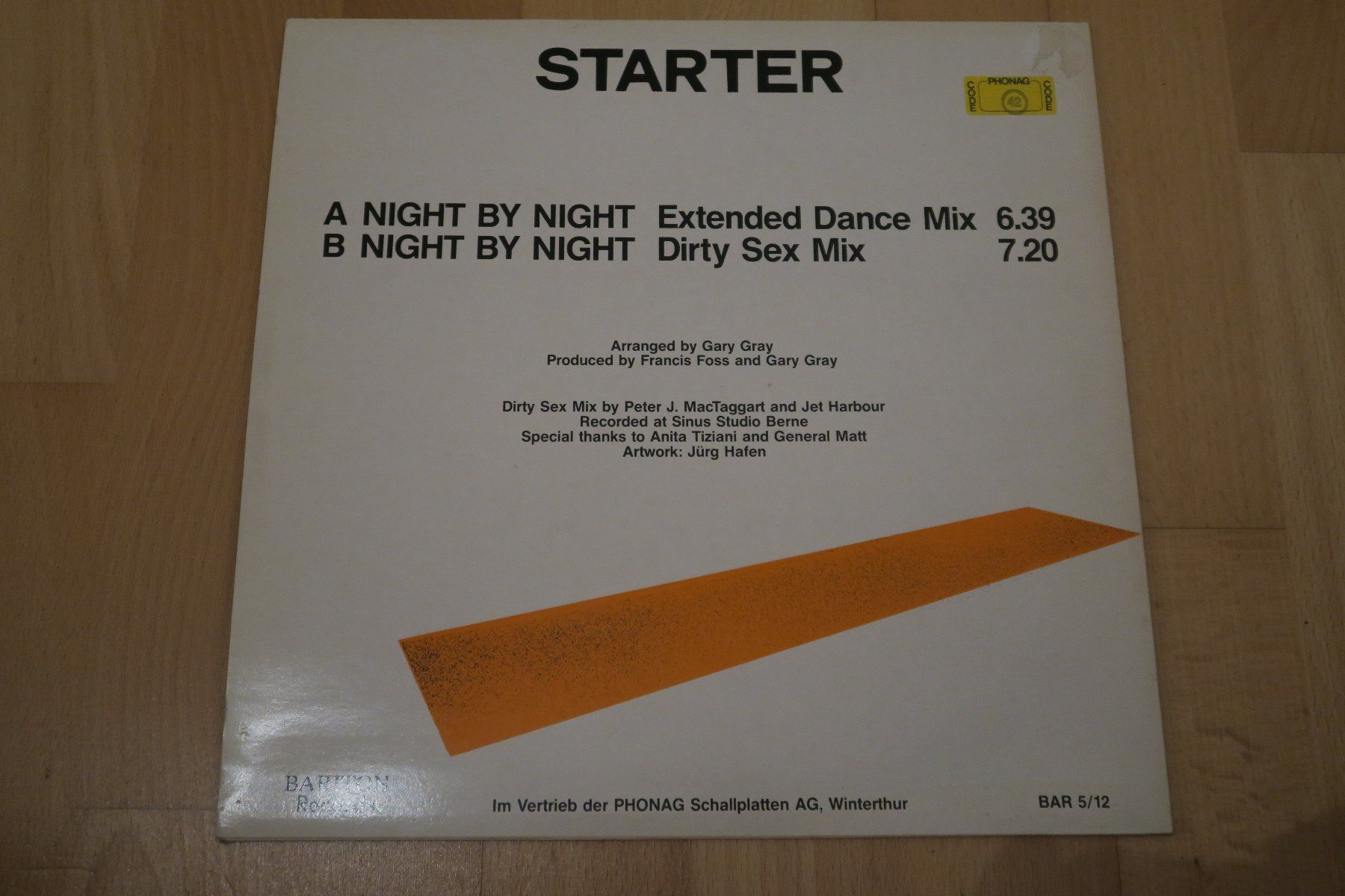 Dischi in vinile: Starter – Night By Night – Usato da Thun venduto da Karibu70 1