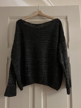 Glitzer - Strickpulli, Gr. XL