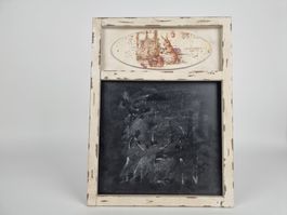 Vintage Kreidetafel mit Rahmen