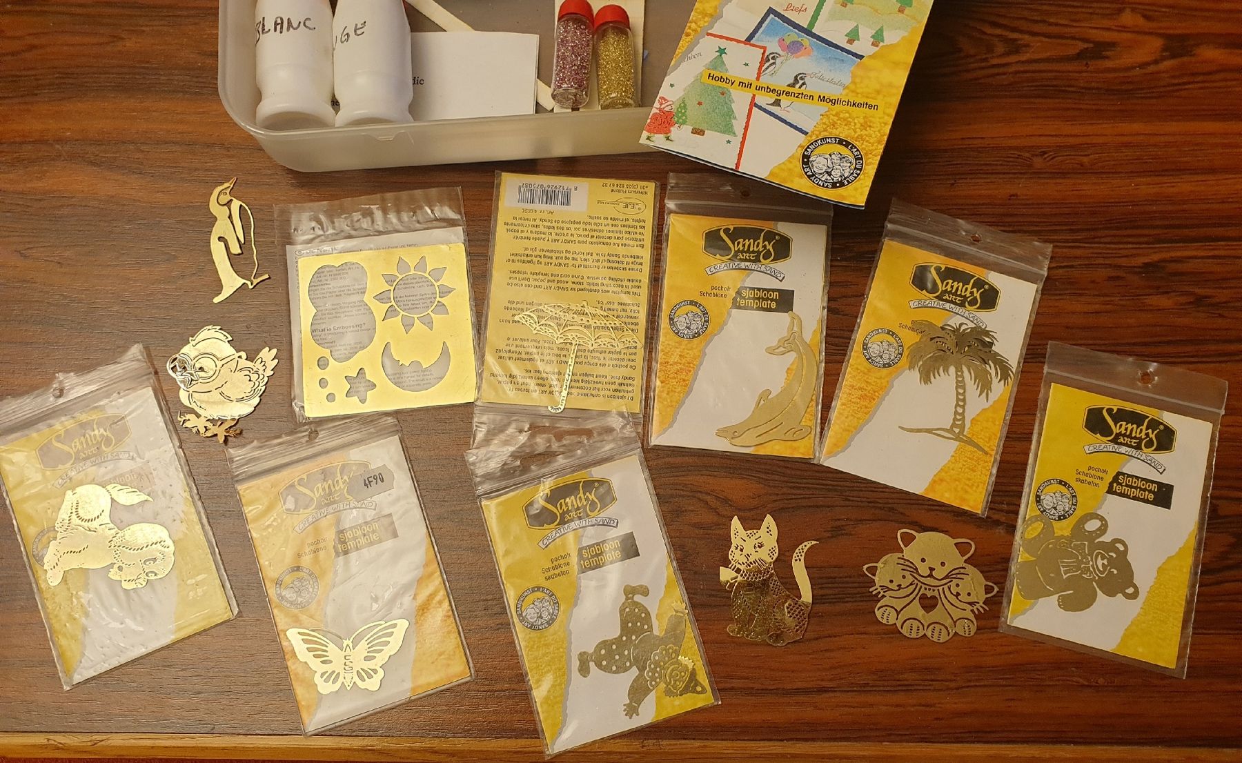 Kits de loisir créatif: Sable créatif et pochoir – D'occasion à Vauderens par sylvieswiss 2