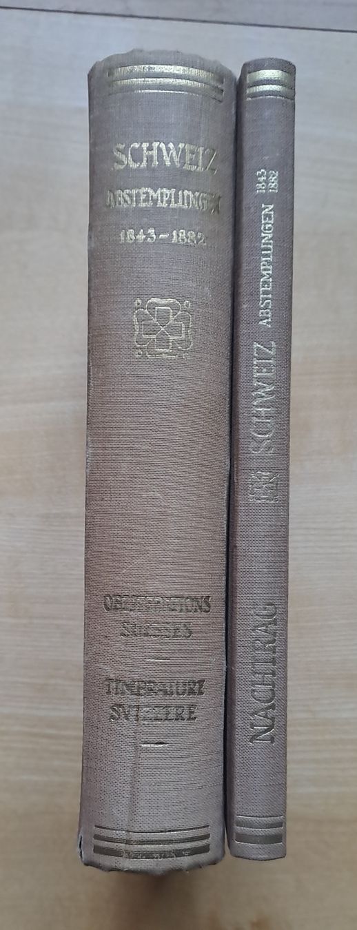 Bücher: Handbuch Schweizer Abstemplungen 1843-1882 - Philatelie – Gebraucht aus Trogen von Limboo 1