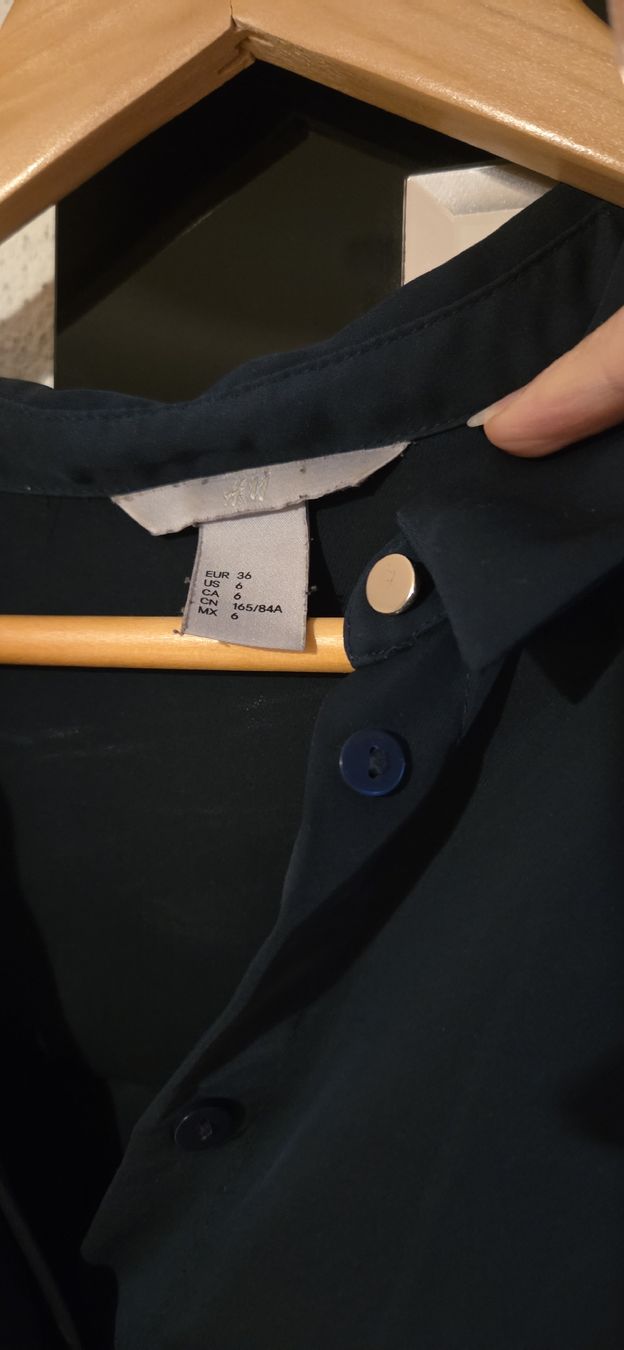 H&M Camicette: Hemdbluse blau 36 – Usato da Horgen venduto da aiac0 1