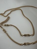 Halskette mit Strass an 3 stellen