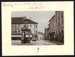 Fotografie Kamenz, Markt mit Bautzner St