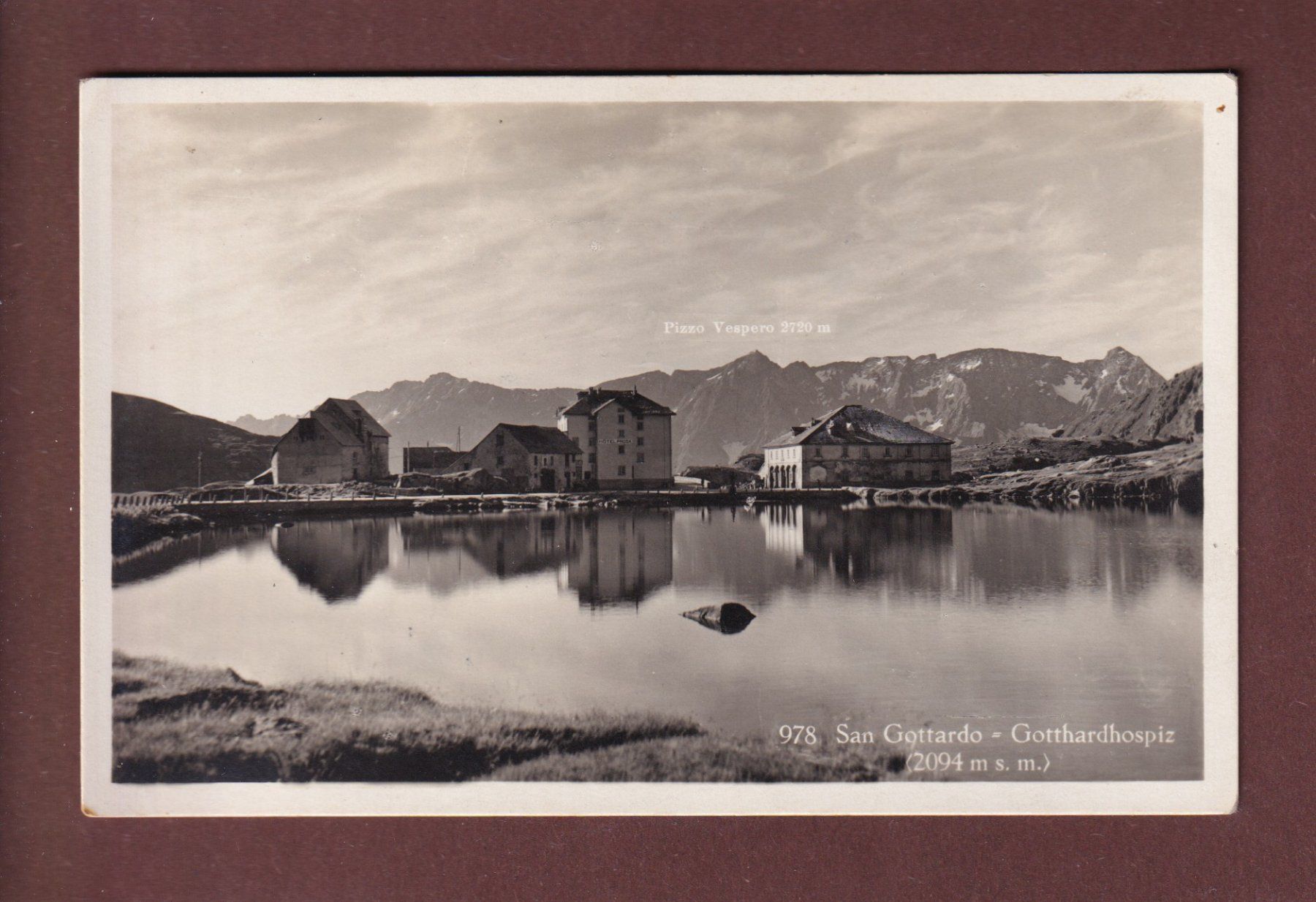 Cartes postales: SAN GOTTARDO / GOTTHARDHOSPIZ – D'occasion à Pully par nicecards-shop