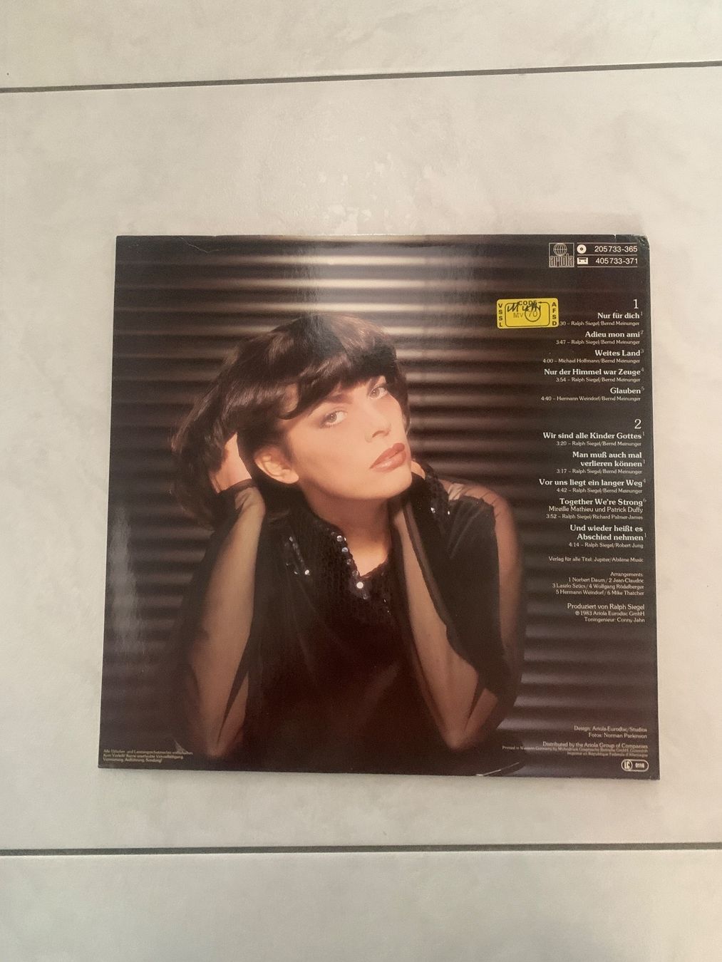 Schallplatten: Schallplatte Mireille Mathieu - Nur für dich – Gebraucht aus Sempach von Nimsaj5 1