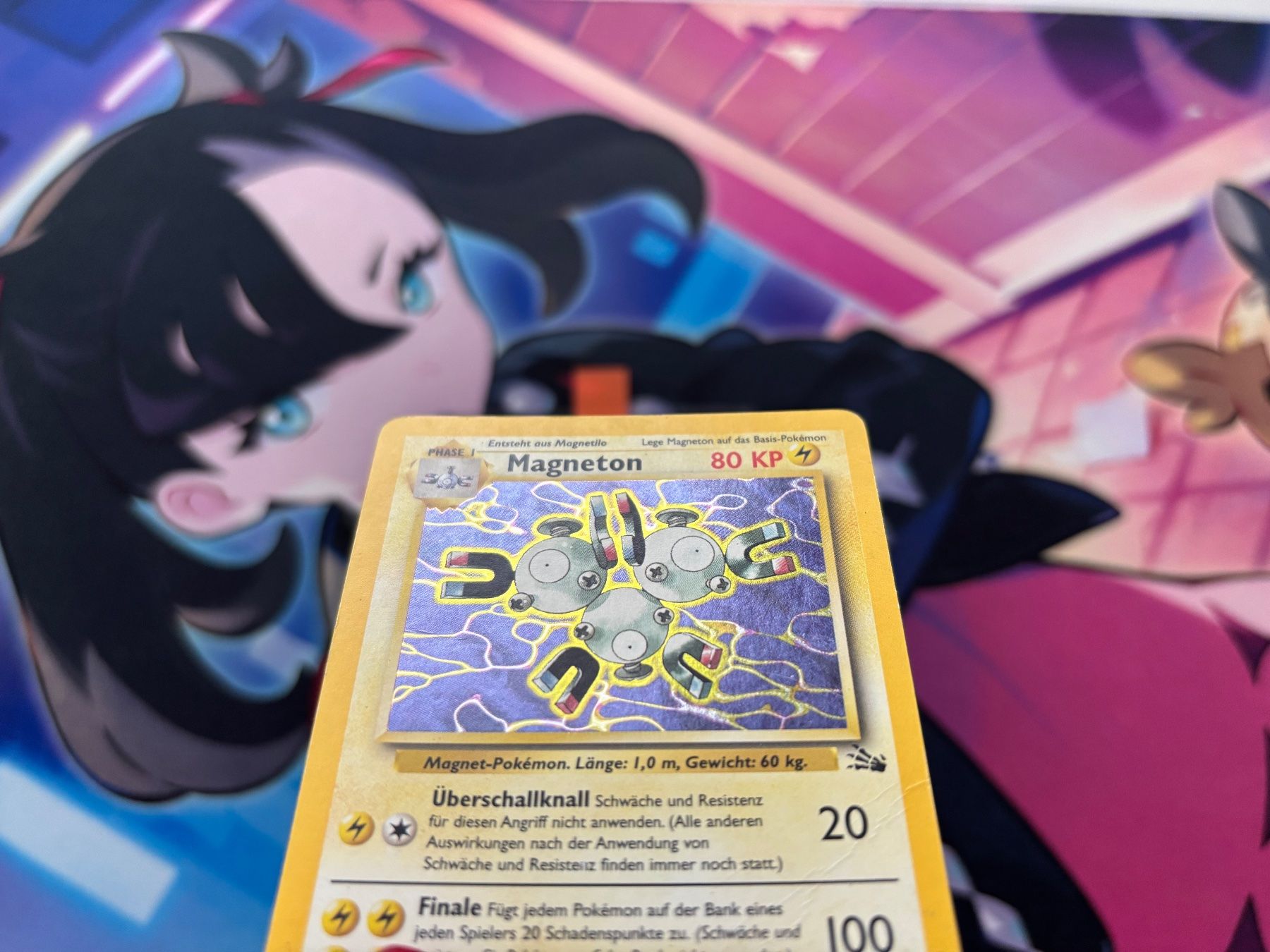Pokémon Carte collezionabili: 2000 POKEMON Magneton Holo Fossil 11 – Usato da Wilen (Sarnen) venduto da Seeungeheuer 1