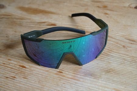 Scott Sportbrille grün mit Etui gebraucht guter Zustand
