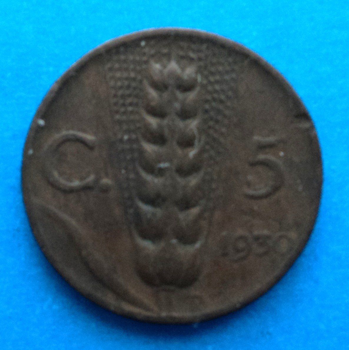 Tutti le monete: Italien: 5 Centesimi 1929 bis 1933, SS. – Usato da Basel venduto da maripas17 4