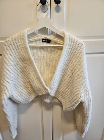 Bolero / Cardigan Wolle weiss