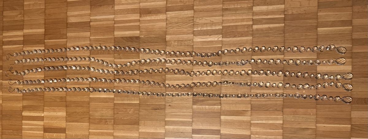 Globus Tutte le decorazioni: 5 Kette aus 63 Glaskristallen – Usato da Zürich venduto da NNK28 1
