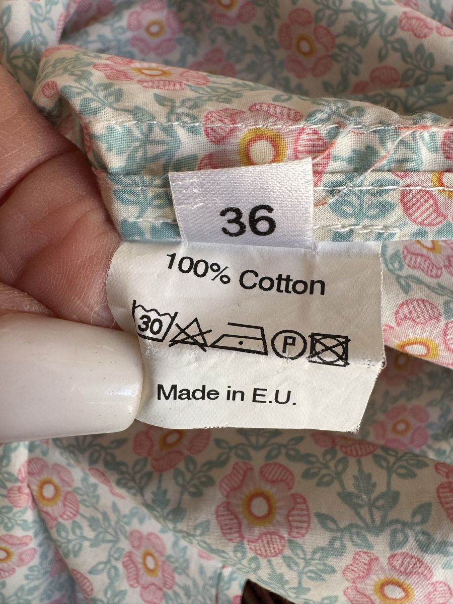 Tops: Top Collection 66, taille 36, fleuri, coton, made in CH – Neu (gemäss Beschreibung) aus Morges von sandy069 2