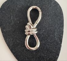 Schlüsselanhänger Knoten Karabinerverschluss, 8 cm