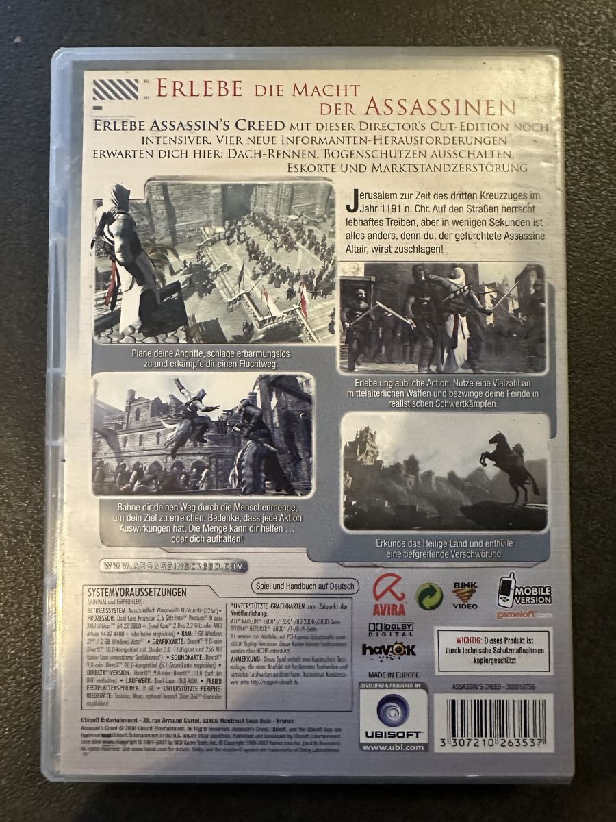 Giochi: Assassin's Creed PC Director's Cut Edition – Usato da Kestenholz venduto da Inna09 1