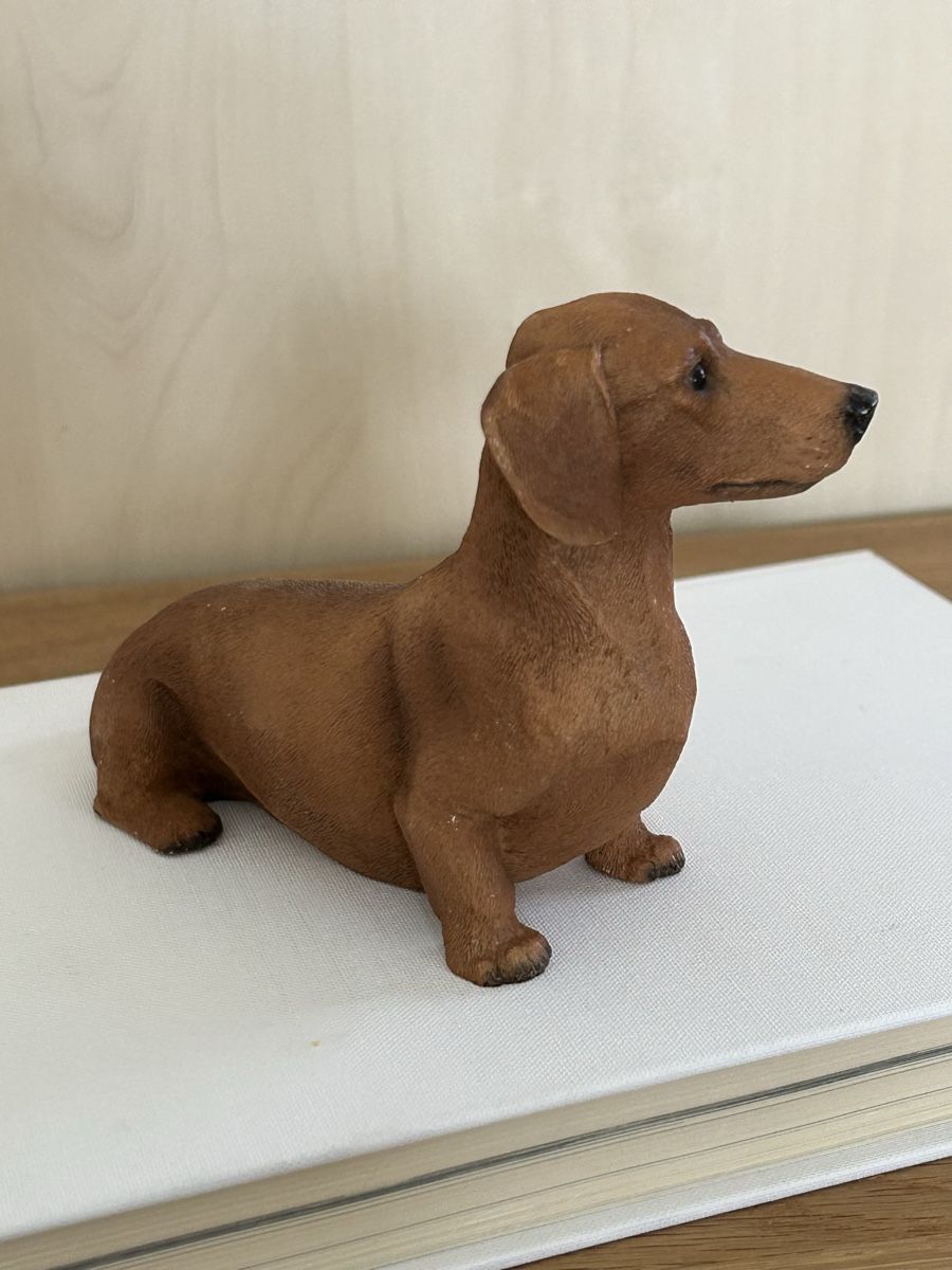 Statuette: Castagna Dackel/Teckel, 1988 Resin Figur – Usato da Wettingen venduto da Mmccl 1