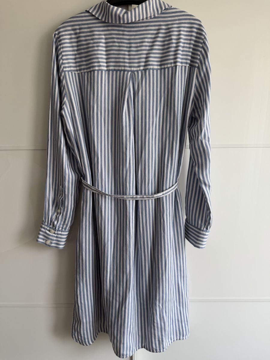 Vestiti: SET Blusenkleid, Gr. 36, blau-weiss gestreift, mit Seide – Usato da Winterthur venduto da marisole4 5