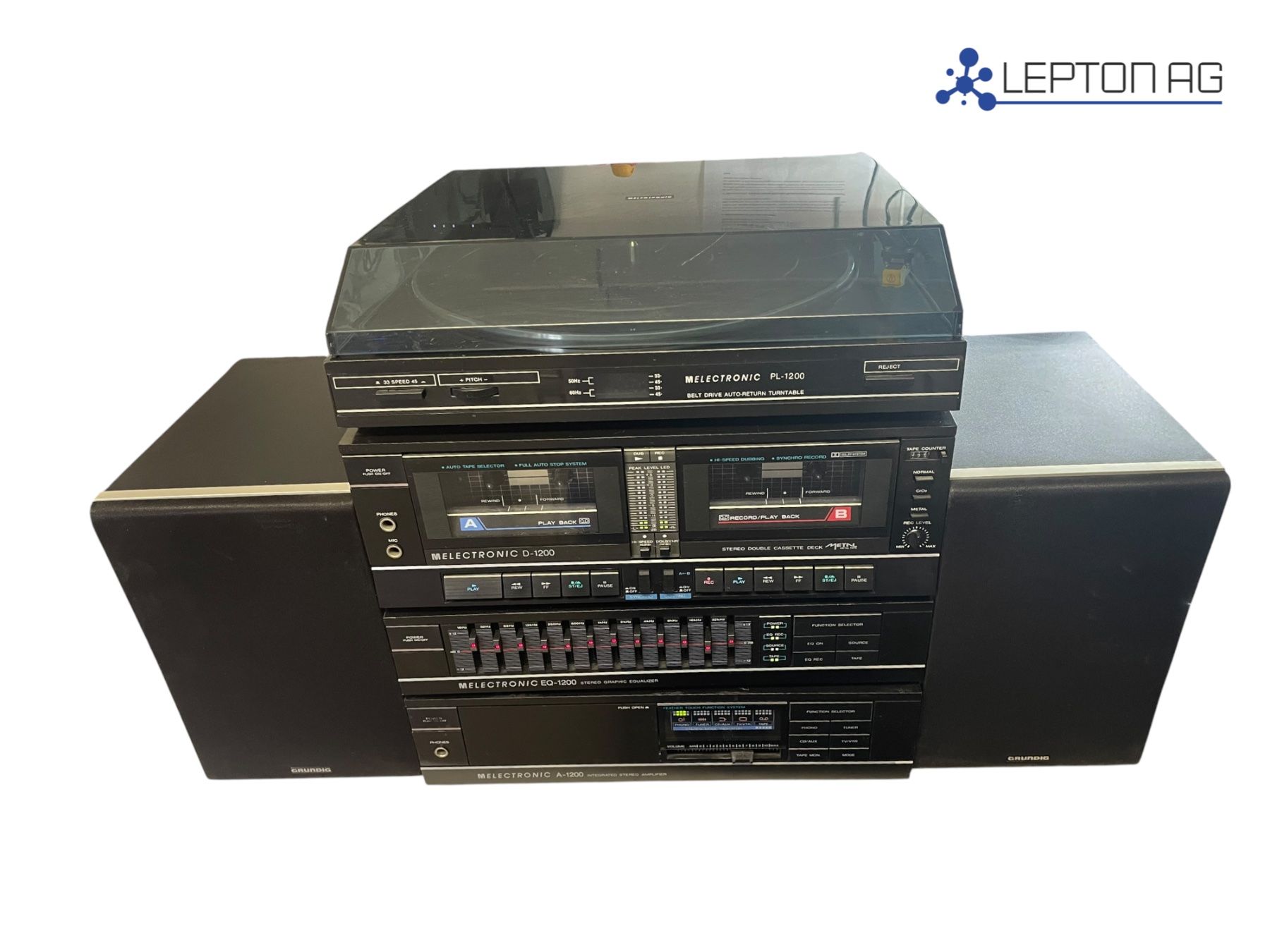 Audio- & Mediensysteme: Melectronic 1200 Stereoanlage/4 Komponenten – Gebraucht aus Niederdorf von LeptonAG 1