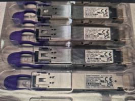 12x Finisar 400G QSFP-DD FR4 Transceiver