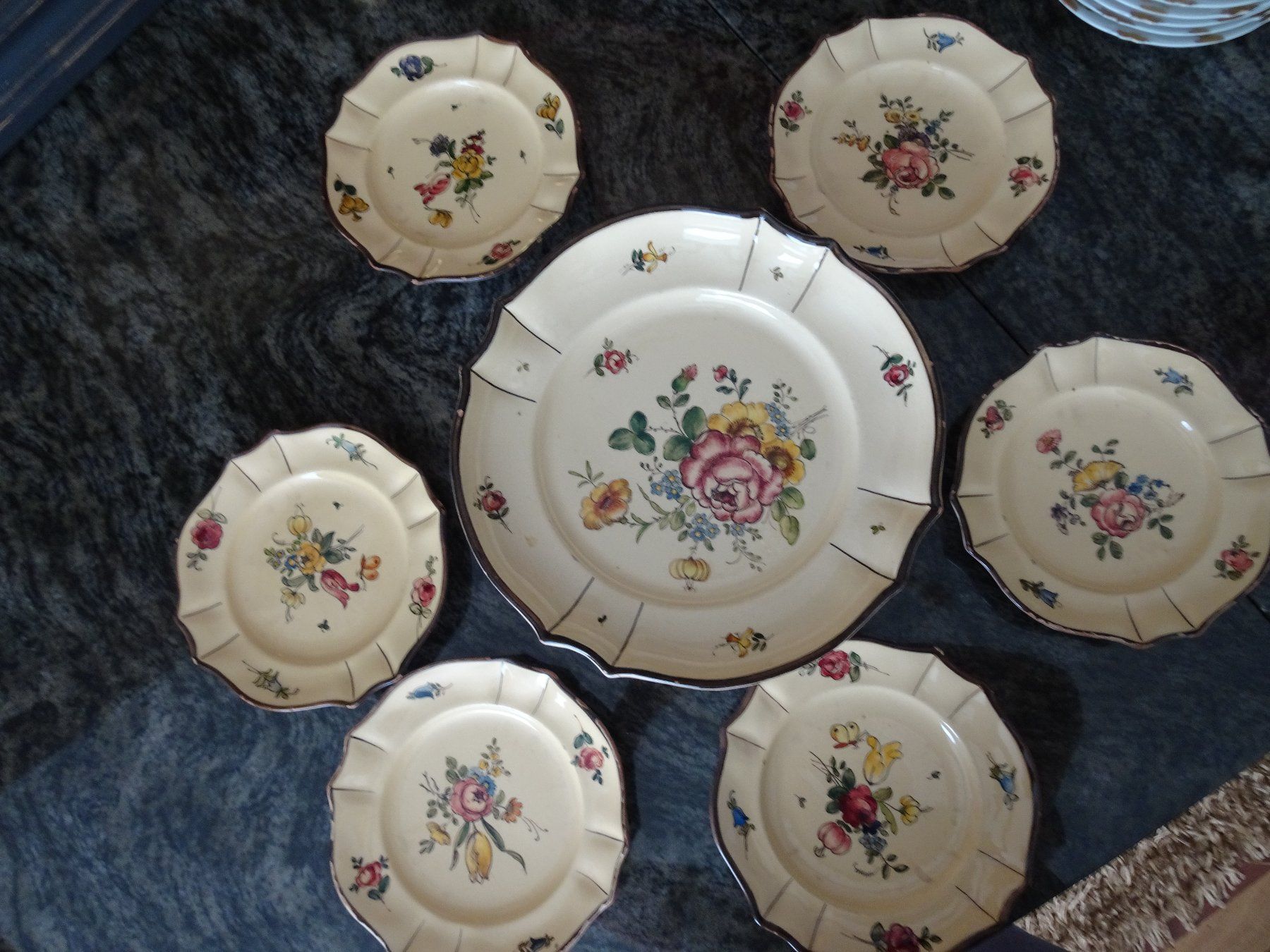 Set di piatti: seltenes altes " Luzerner Keramik"  -Geschirr-Set – Usato da Vitznau venduto da Mina60